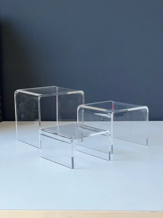 3'lü Pleski Ürün Yükseltme Teşhir Stand Seti - QueenBeeIstanbul