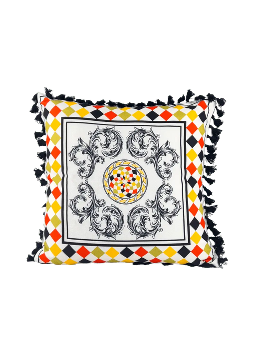 Barocco Harlequin – Venezia Dekoratif Kırlent Kılıfı - QueenBeeIstanbul