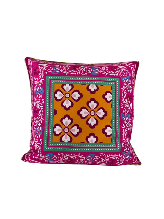 Bohemia Bloom – Carnelia Kırlent Kılıfı - QueenBeeIstanbul