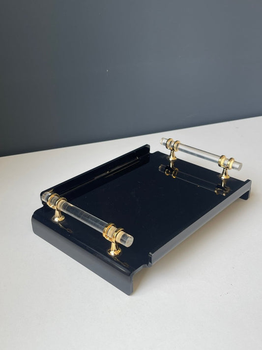 Elegans Kendinden Ayaklı Kulpu Tepsi - QueenBeeIstanbul