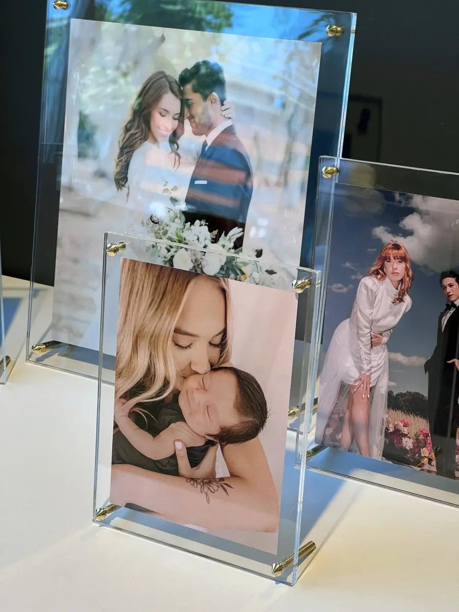 Lüks Pleksi Masaüstü Fotoğraf Çerçevesi - QueenBeeIstanbul