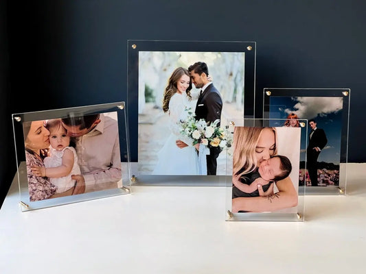 Lüks Pleksi Masaüstü Fotoğraf Çerçevesi - QueenBeeIstanbul