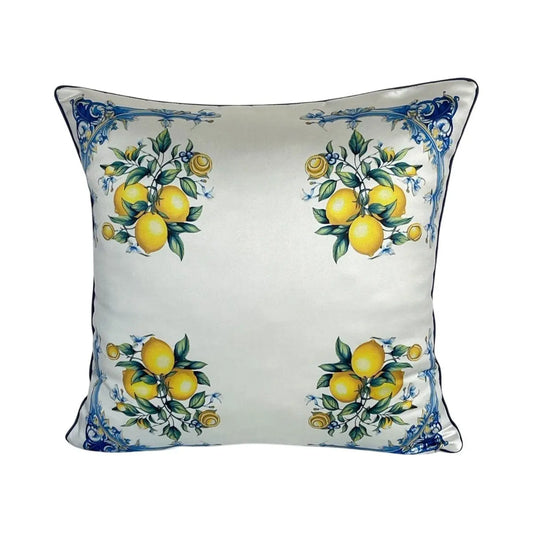 Mediterranean Lemon – Amalfi Kırlent Kılıfı - QueenBeeIstanbul