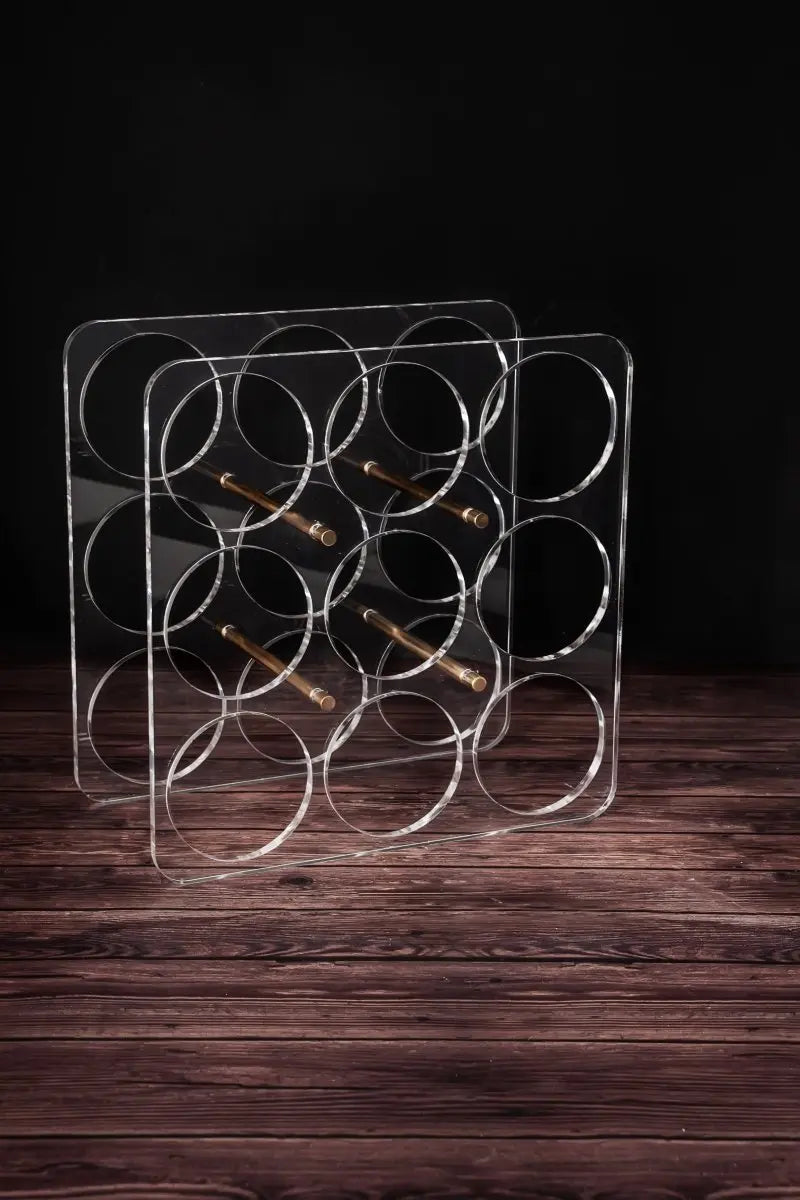 Outlet - Şaraplık ve Şişe Standı - 9 Gözlü - QueenBeeIstanbul