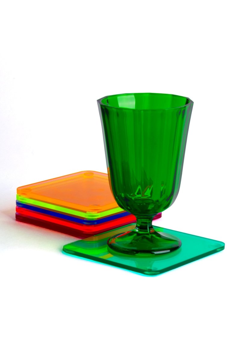 Renkli Bardak Altı Seti - QueenBeeIstanbul