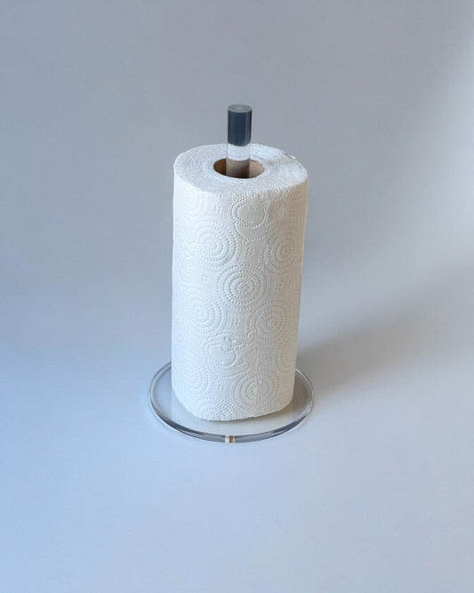 Şeffaf Pleksi Kağıt Rulo Havlu Standı - QueenBeeIstanbul