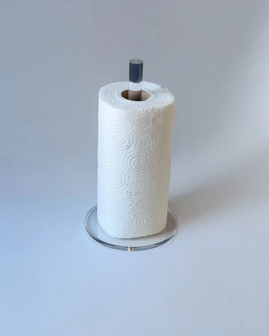 Şeffaf Pleksi Kağıt Rulo Havlu Standı - QueenBeeIstanbul