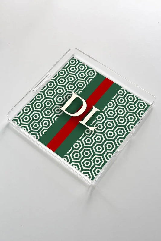 Adınıza özel servis ve sunum pleksi tepsi - QueenBeeIstanbul