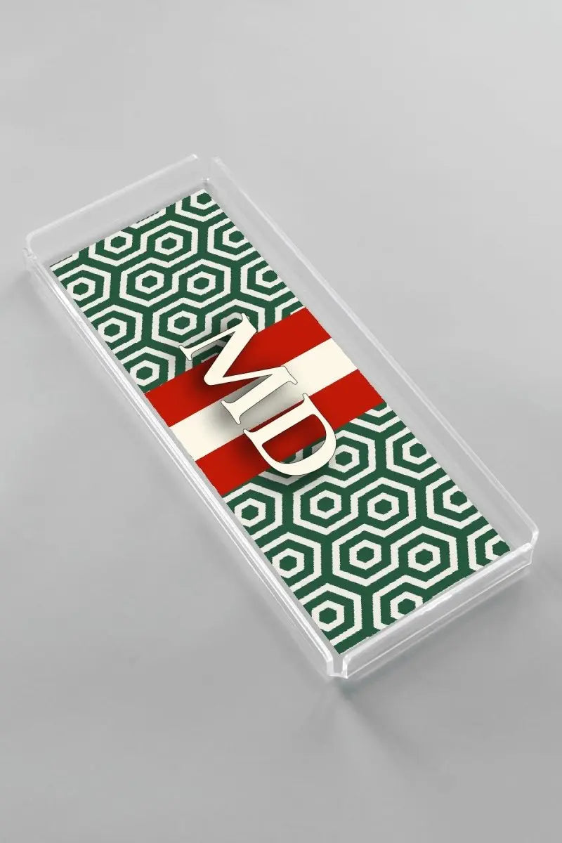 Adınıza özel servis ve sunum pleksi tepsi - QueenBeeIstanbul