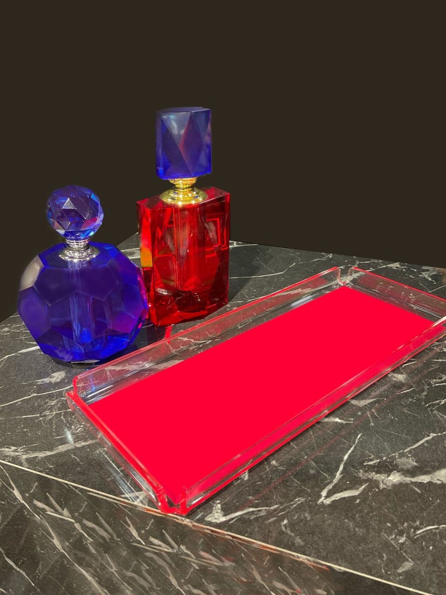 Bar Tipi Pleksi Servis ve Sunum Tepsisi -Düz Renkler- - QueenBeeIstanbul