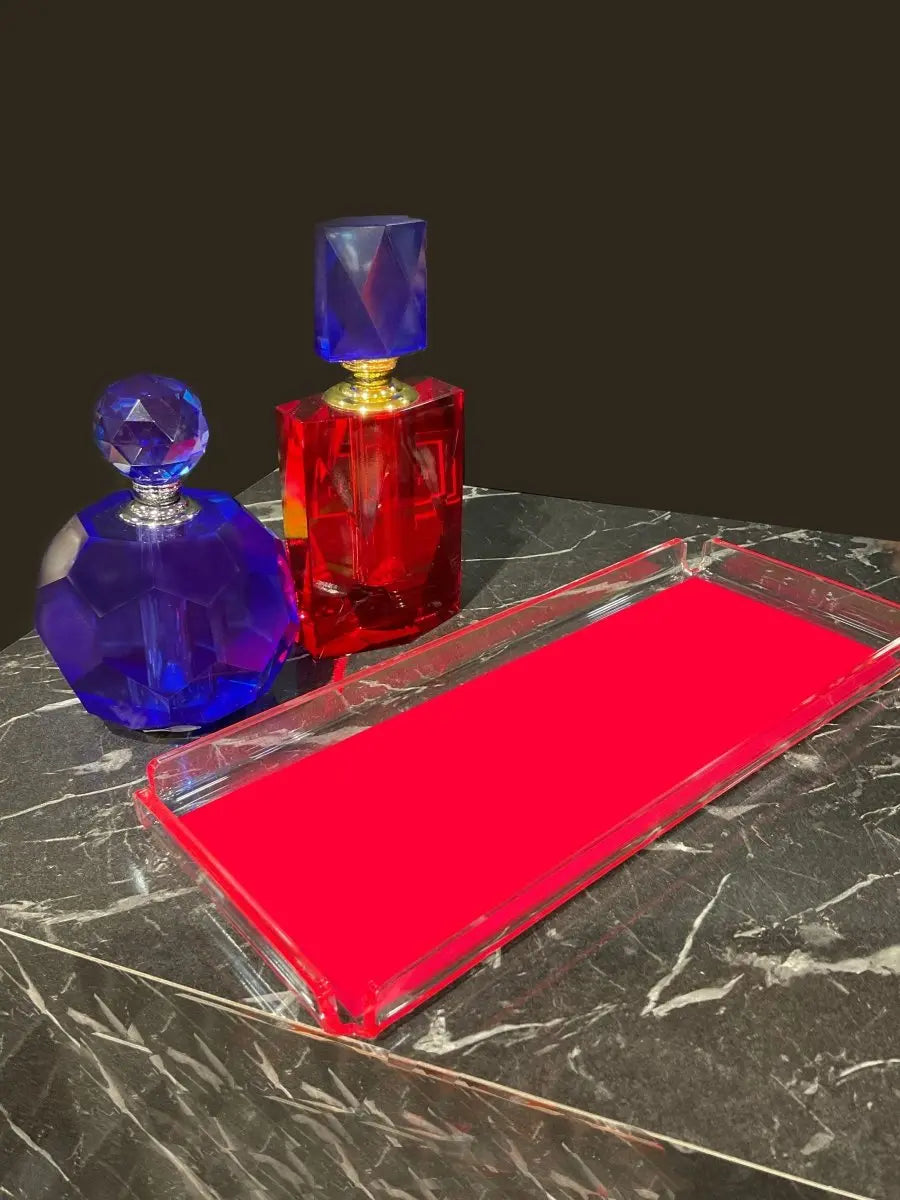 Bar Tipi Pleksi Servis ve Sunum Tepsisi -Düz Renkler- - QueenBeeIstanbul