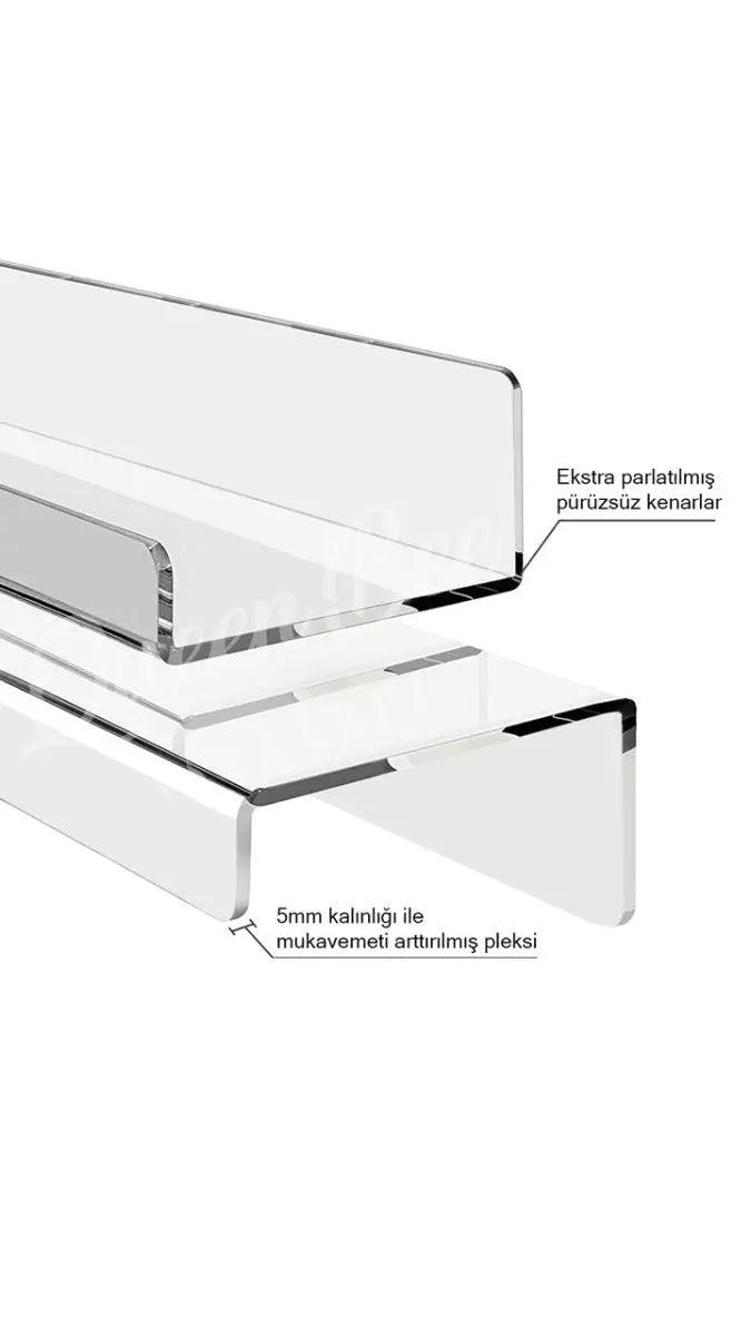 Çocuk Odası Görünmeyen Şeffaf Raf -45cmx10cm - QueenBeeIstanbul