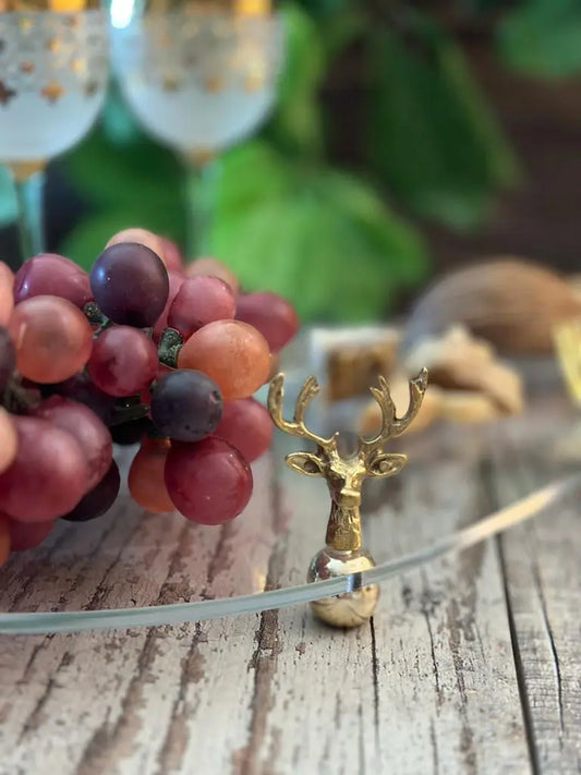 Geyik figürlü Sunum Tepsisi - QueenBeeIstanbul