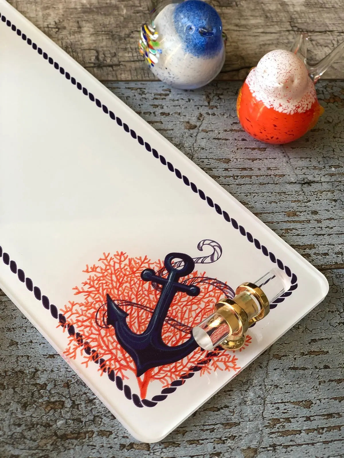 Kulplu Bar Tipi Pleksi Sunum Tepsisi -Marin- QueenBeeIstanbul