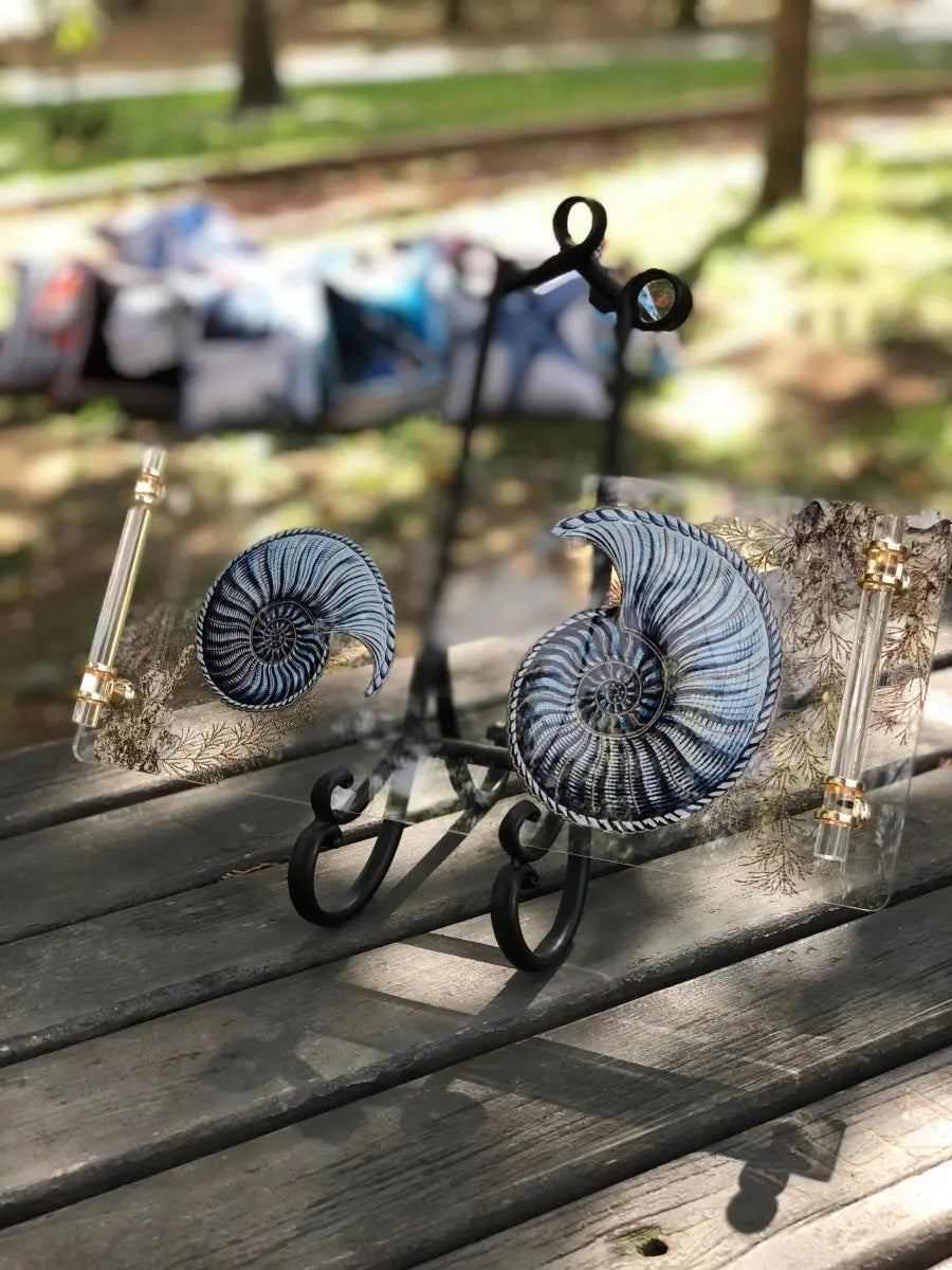 Kulplu Bar Tipi Pleksi Sunum Tepsisi -Marin&Kabuk- - QueenBeeIstanbul