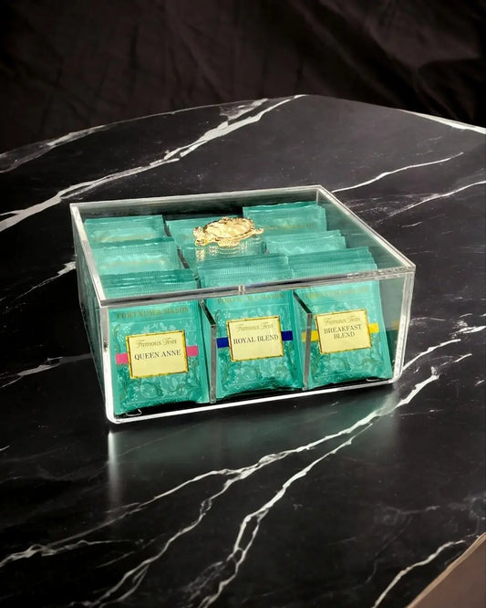 Lüks Pleksi Çay Kutusu - QueenBeeIstanbul