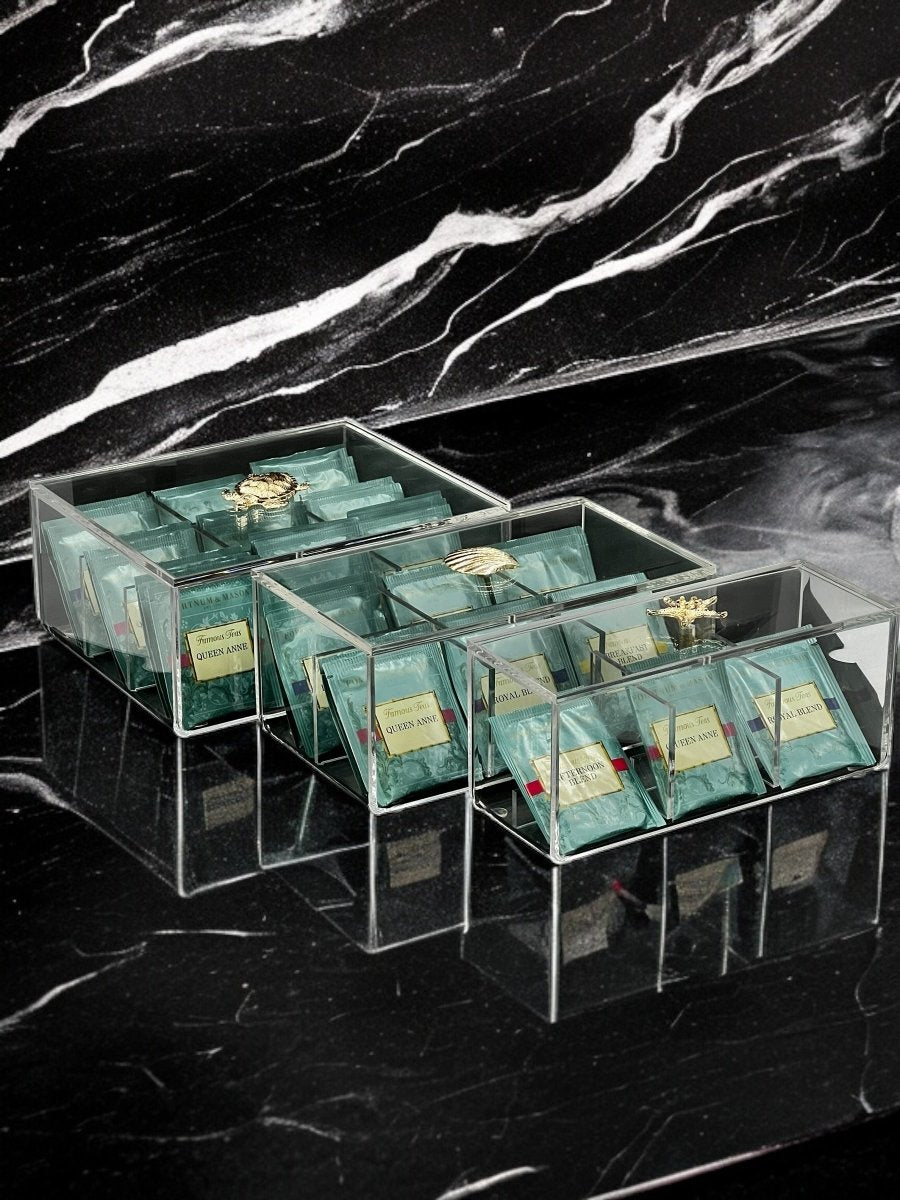 Lüks Pleksi Çay Kutusu - QueenBeeIstanbul