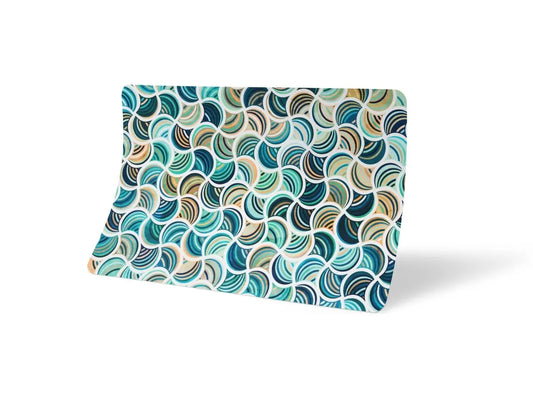 Mozaik Desenli Akrilik Amerikan Servis ve Bardak Altı Set (4 Parça) - QueenBeeIstanbul