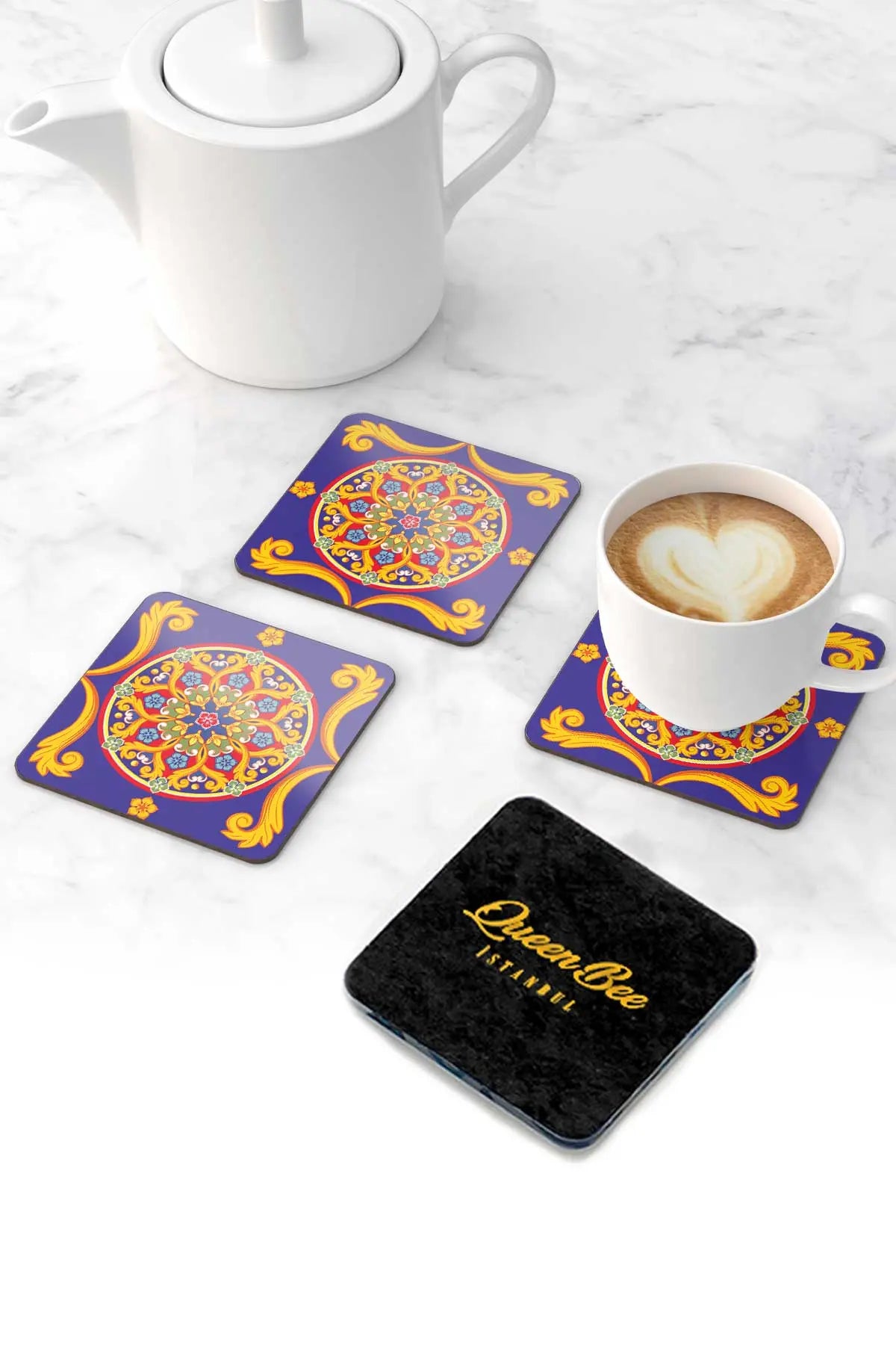 Pleksi Bardak Altlığı - Dolce- QueenBeeIstanbul