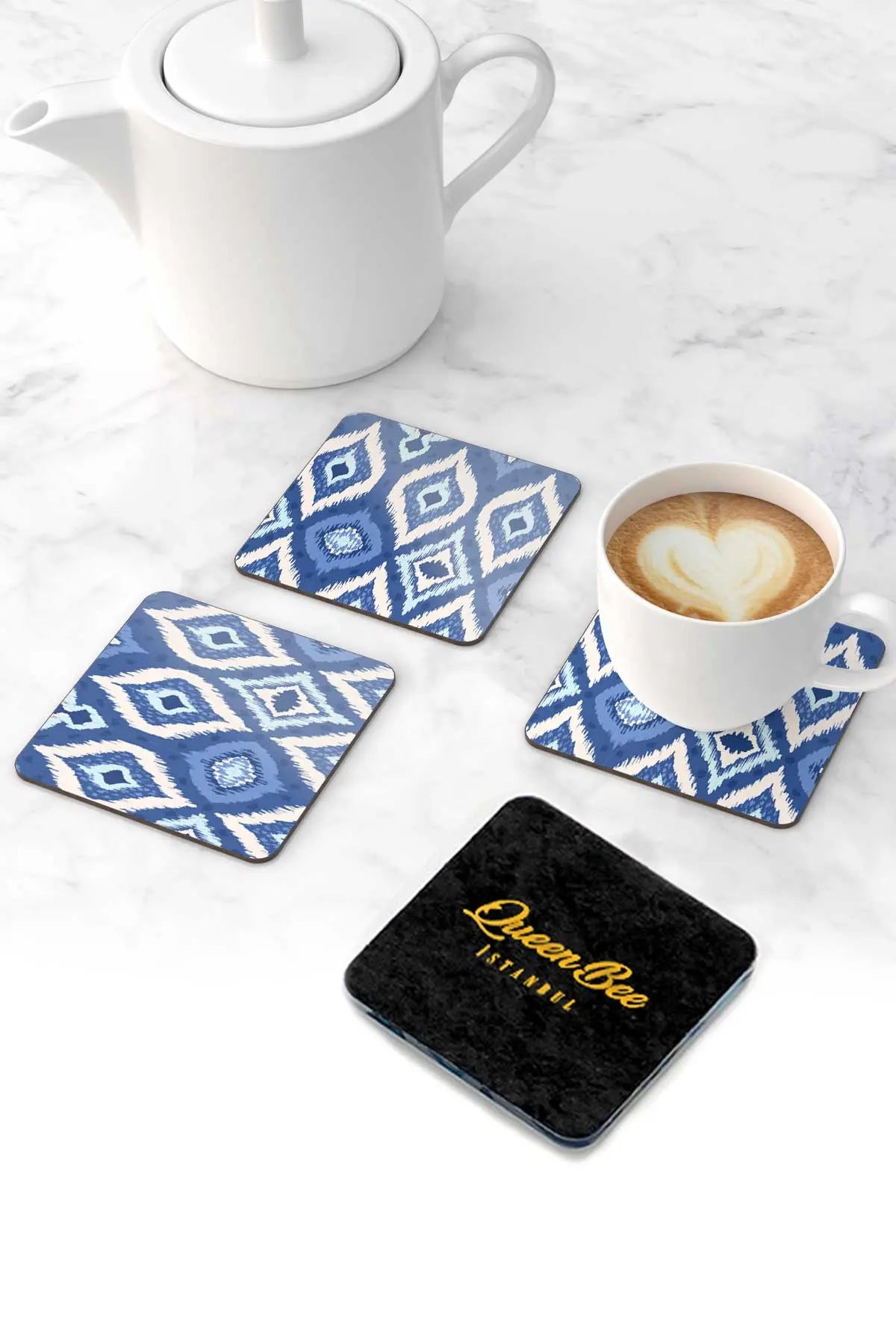 Pleksi Bardak Altlığı - İkat Otantik- QueenBeeIstanbul