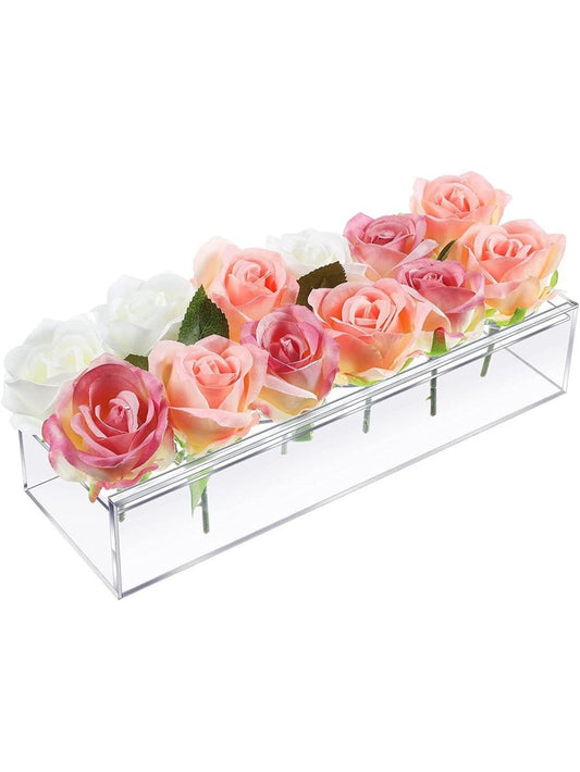 Şeffaf Pleksi Çiçek Tanzim Vazosu - QueenBeeIstanbul
