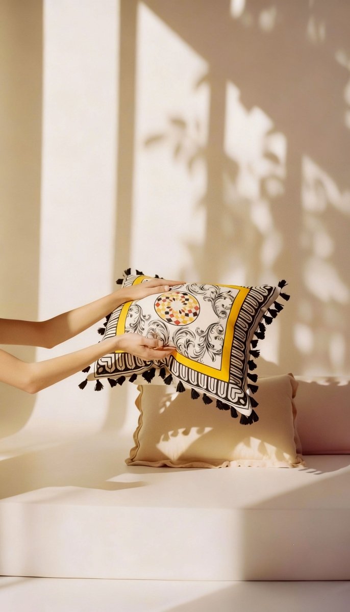 Barocco Harlequin – Verona Dekoratif Kırlent Kılıfı - QueenBeeIstanbul