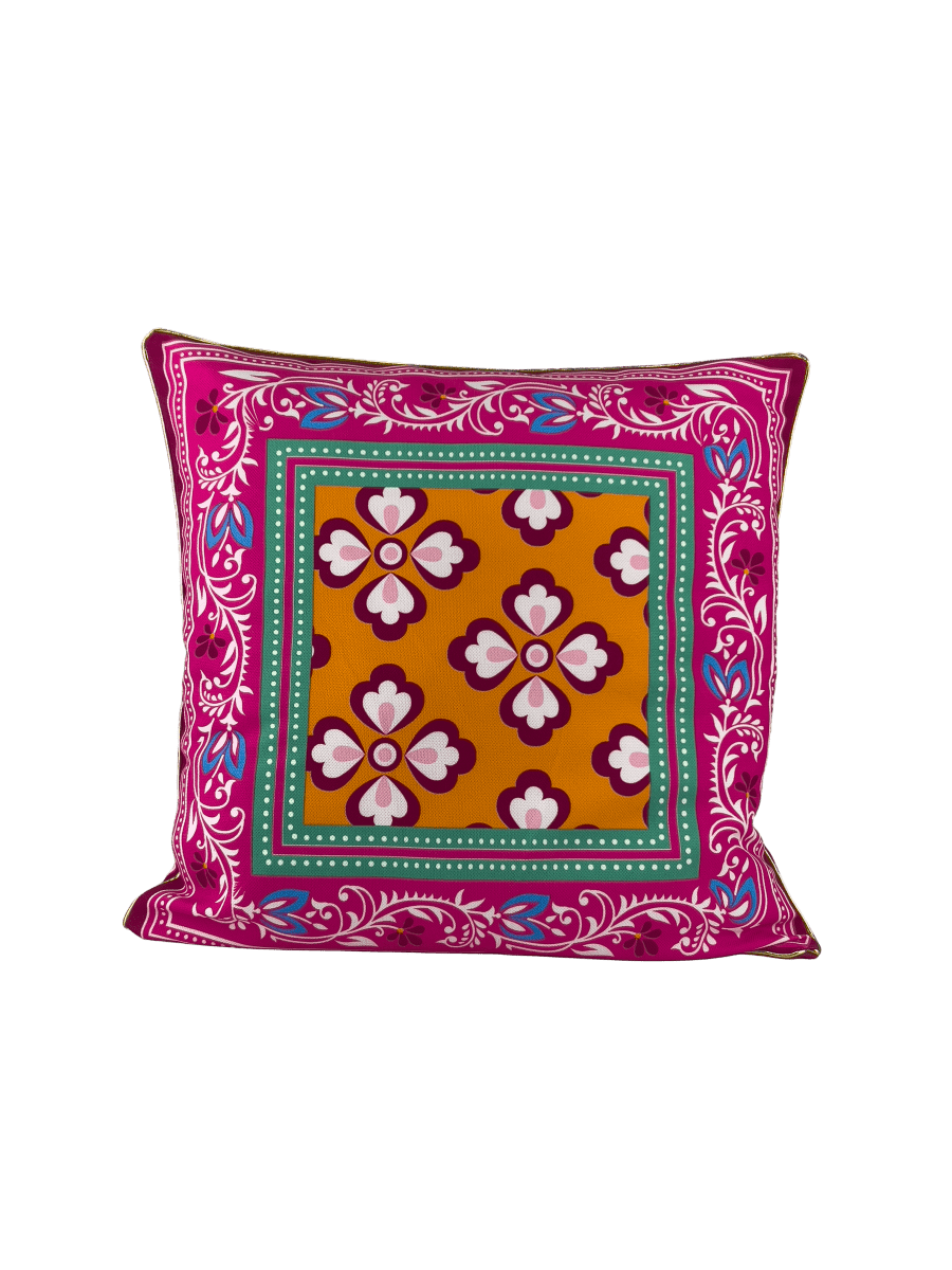 Bohemia Bloom – Carnelia Kırlent Kılıfı - QueenBeeIstanbul