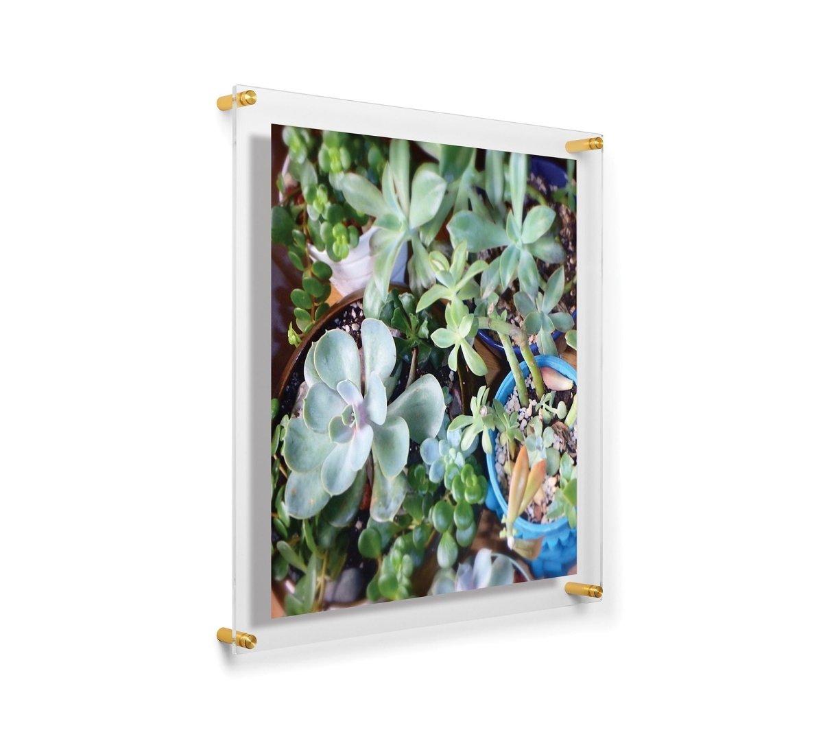 Çift Panel Akrilik Çerçevesiz Fotograf Çerçeveleri-Floating Frames- - QueenBeeIstanbul