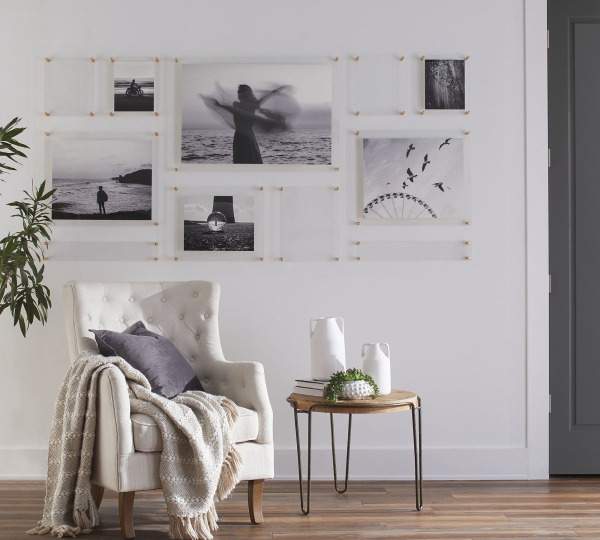 Çift Panel Akrilik Çerçevesiz Fotograf Çerçeveleri-Floating Frames- - QueenBeeIstanbul