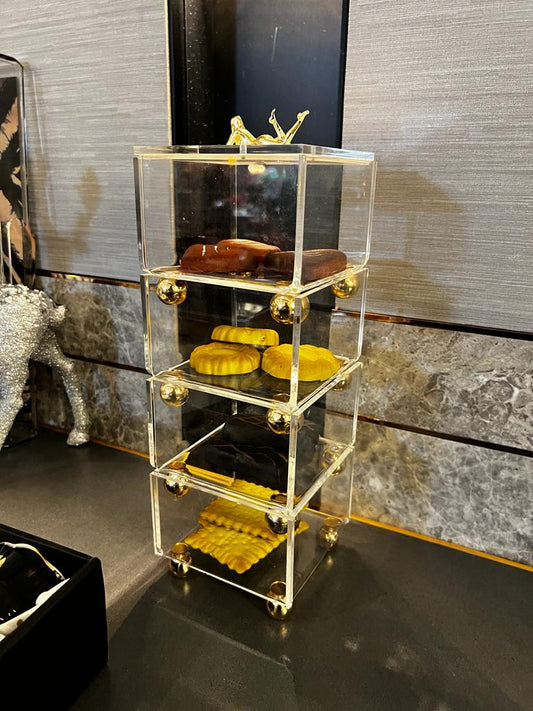 Çok Amaçlı Dekoratif Konteyner Kutu 30cm - QueenBeeIstanbul