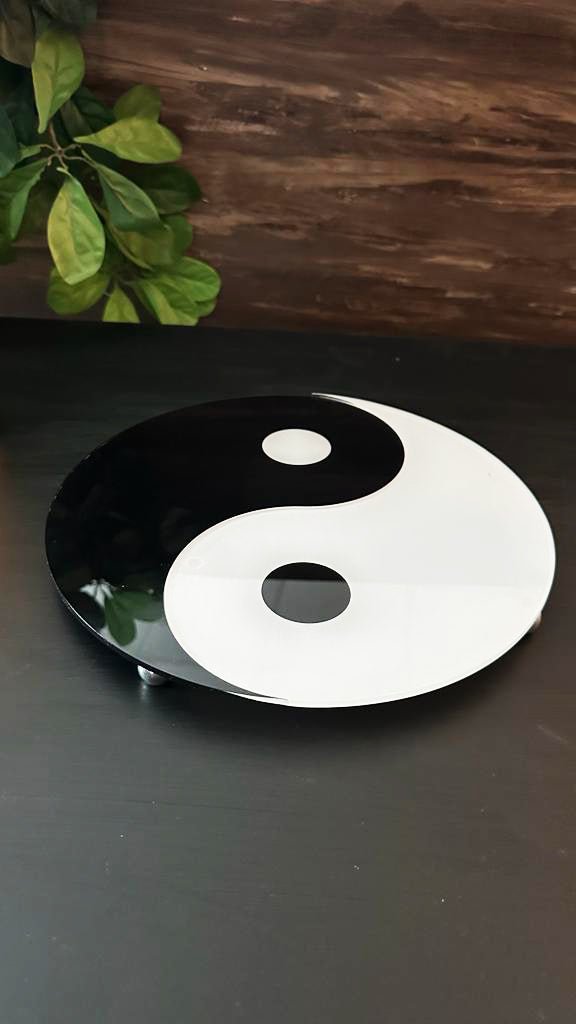 Yin Yang Sunum Tepsi ve Standı - QueenBeeIstanbul